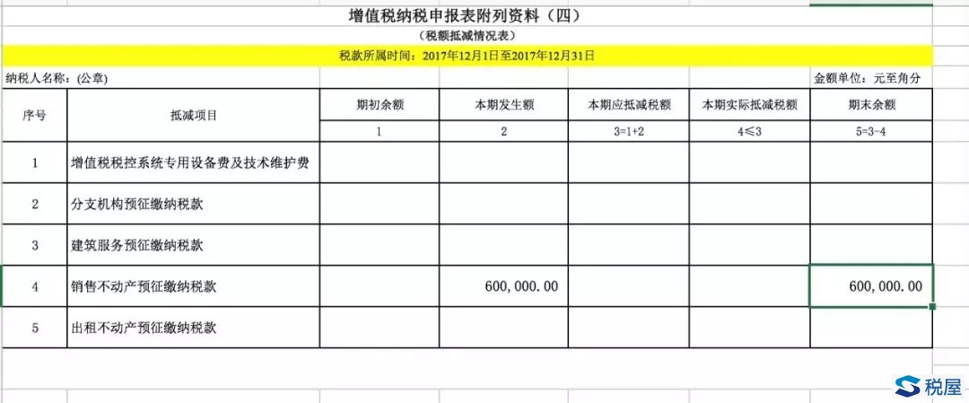 房地產開發企業增值稅算法